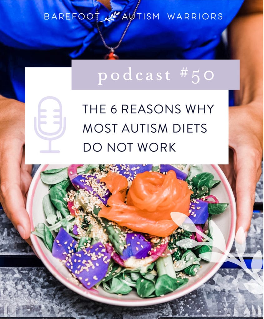 The 6 reasons why most autism diets don't work in the ling run. A podcast from barefoot Autism Warriors. 