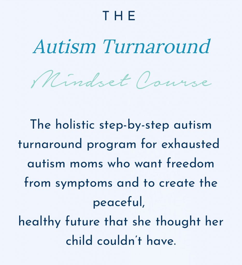 The Autism Turnaround Mindset Course that Stephanie Can Akyol went through to turn her non verbal child around using mindset shifts. 