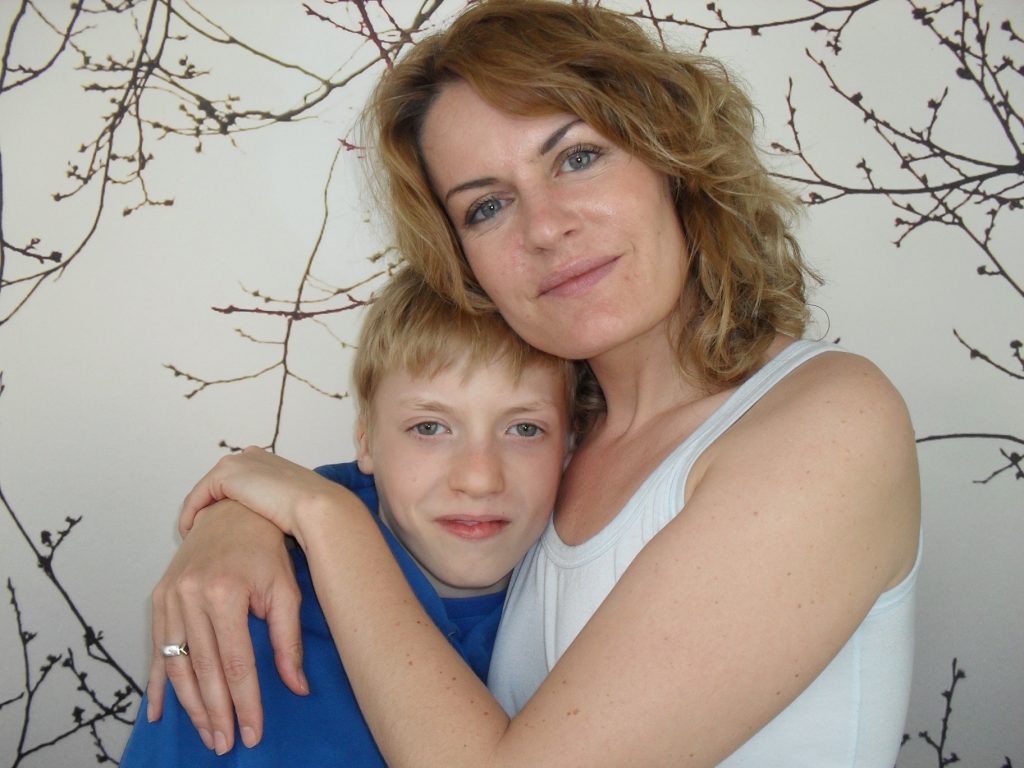 Ninka-Bernadette Mauritson and her son after the turnaround process. She had to stop being a victim to turn autism around. 