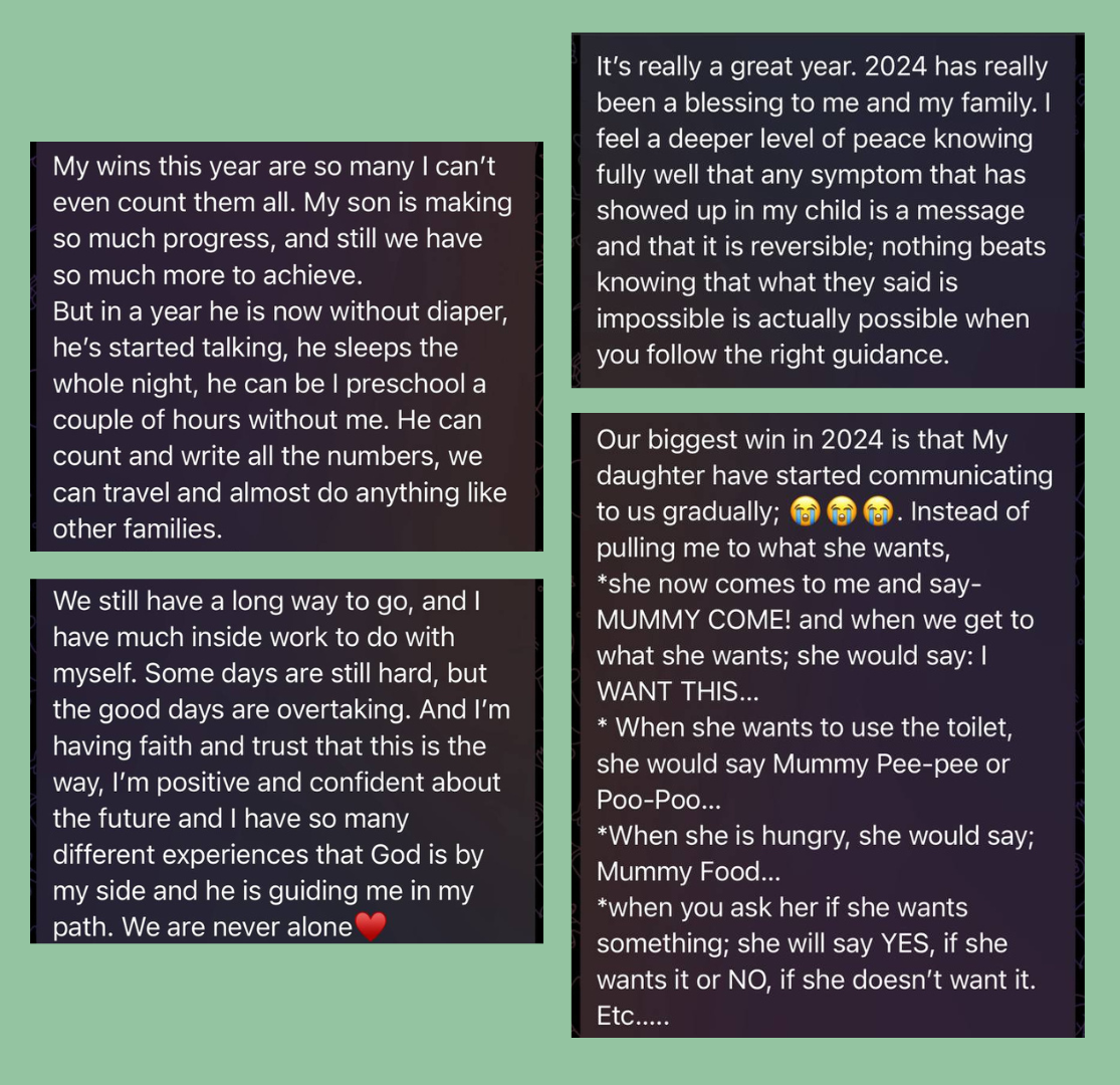 Testimonies from BAW Mom Members